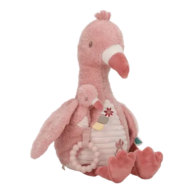 Kuscheltiere, LITTLE DUTCH, Pink – Besonderheit: mit Spiegel, Ringen und Beißring