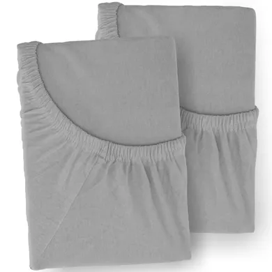 Spannbettlaken, LITTLE ONE, Grau – Besonderheit: 100% Baumwolle