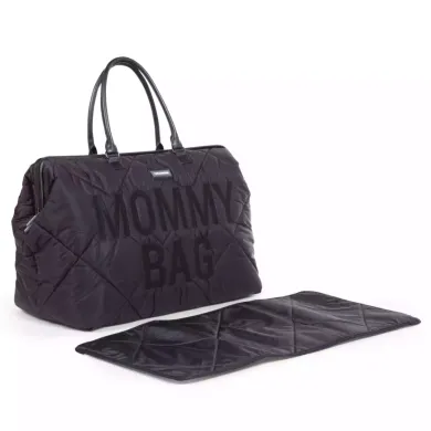 Wickeltaschen, CHILDHOME, Schwarz – Besonderheit: inkl. Wickelunterlage & Schultergurt