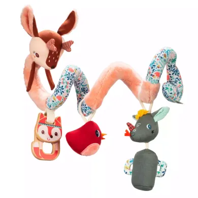 Schnullerketten, Lilliputiens, Pink – Besonderheit: stimuliert die Sinnesorgane