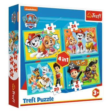 Puzzle, Trefl, Mehrfarbig – Besonderheit: 4 verschiedene Puzzle