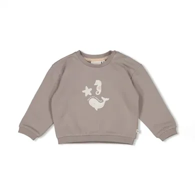 Pullover & Sweatshirts, FEETJE, Grau – Besonderheit: aus 96% Baumwolle