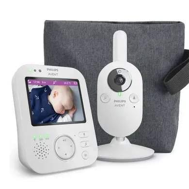 Video Babyphone, PHILIPS AVENT, Weiß – Besonderheit: inkl. praktischer Reisetasche