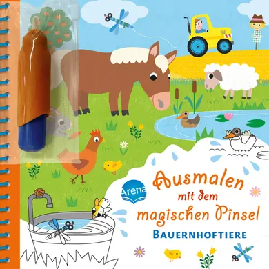 Kinderbücher, Arena, Mehrfarbig – Besonderheit: zauberhafter Malspaß