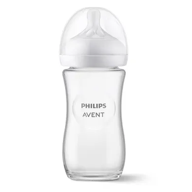 Babyfläschchen, PHILIPS AVENT, Transparent – Besonderheit: vereinfachte Kombination von Stillen und Flaschenernährung