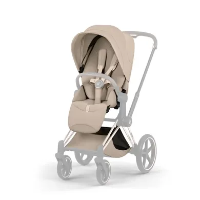 Sportsitze, cybex PLATINUM, Beige – Besonderheit: wendbare Sitzeinheit ermöglicht Blickkontakt zu den Eltern oder neugierige Blicke in die Welt