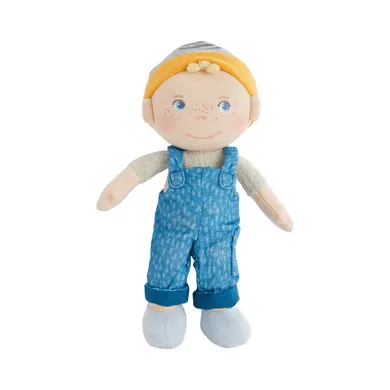 Puppen & Puppenwagen, HABA, Blau – Besonderheit: niedliche Stoffpuppe für Kinder ab ca. 6 Monaten