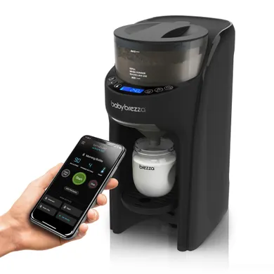 babybrezza, Schwarz – Besonderheit: starte die Zubereitung direkt über die kostenlose Baby Brezza App