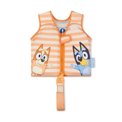 Schwimmwesten, SWIM ESSENTIALS, Orange – Besonderheit: verstellbarer Beingurt als zusätzliche Sicherung am Körper