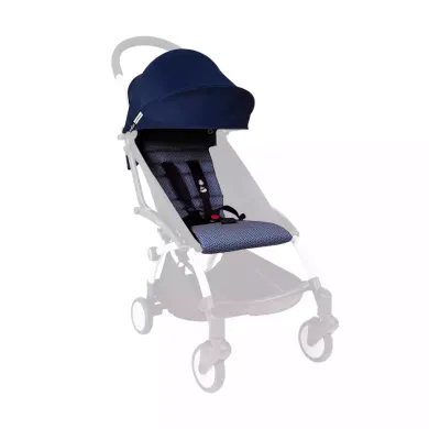 Sonnen- & Insektenschutz Kinderwagen, BABYZEN, Blau – Besonderheit: bestehend aus Verdeck und Bezug