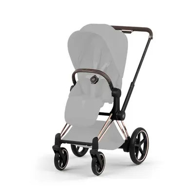 Kombi-Kinderwagen, cybex PLATINUM, Pink – Besonderheit: Kombination aus Allradfederung und speziellem Zwei-Rad-Modus sorgt für eine sanfte Fahrt