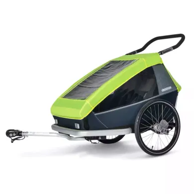 Fahrradanhänger Zubehör, Croozer, Gelb – Besonderheit: für Croozer Kid / Kid Plus / Vaaya / Keeke Zweisitzer