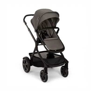 Kombi-Kinderwagen, nuna, Grau – Besonderheit: Kinderwagen – geeignet ab 6 Monate bis ca. 5 Jahre (22 kg)