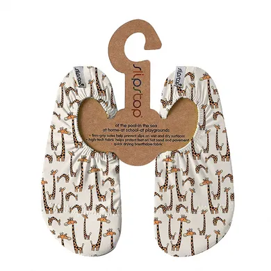 Badeschuhe, slipstop, Beige – Besonderheit: Sohle aus 13% Baumwolle