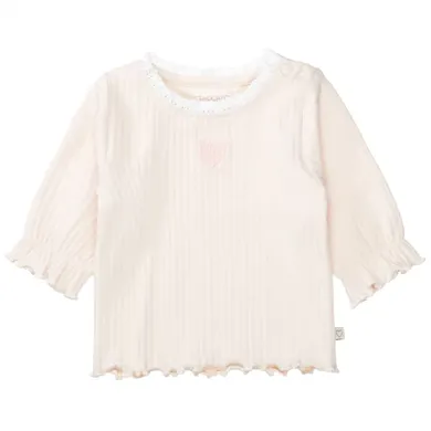 Langarmshirts, STACCATO, Beige – Besonderheit: aus 96% Baumwolle
