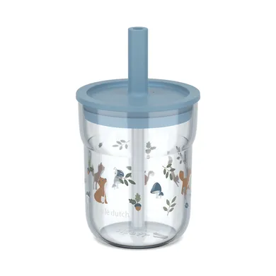 Strohhalmbecher, MEPAL, Blau – Besonderheit: ca. 250 ml Fassungsvermögen