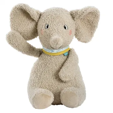 Kuscheltiere, fehn, Grau – Besonderheit: aus Curly-Plüsch