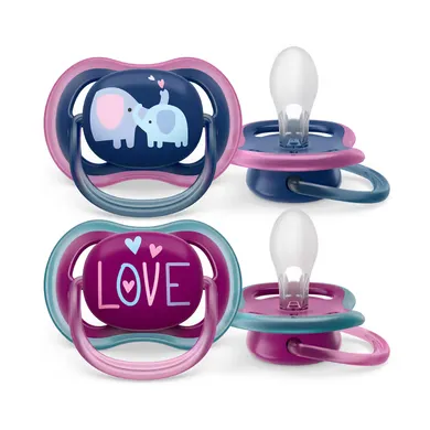 Schnuller, PHILIPS AVENT, Pink – Besonderheit: extra fester Sauger