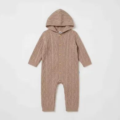 Overalls, LITTLE ONE, Beige – Besonderheit: durchgehende Knopfleiste