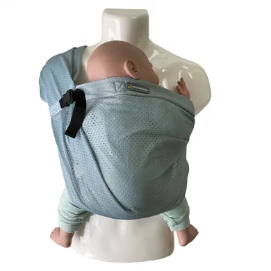 Tragetücher, minimonkey, Grün – Besonderheit: kleinste und leichteste Babytrage der Welt