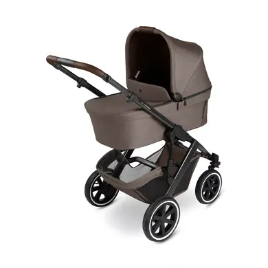 Kombi-Kinderwagen, ABC DESIGN, Beige – Besonderheit: mit HappyBelt® 5-Punkt-Gurtsystem