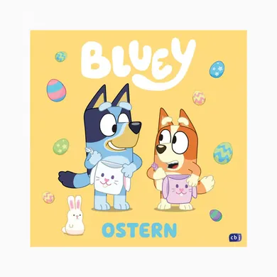 Kinderbücher, Penguin JUNIOR, Gelb – Besonderheit: Bluey und Bingo sind auf Ostereier-Schatzsuche