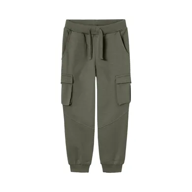 Jogginghosen, name it, Grün – Besonderheit: aus 62% Baumwolle