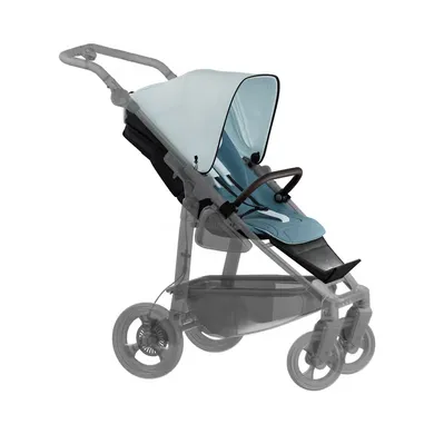 Sportsitze, tfk, Blau – Besonderheit: komfortabler und atmungsaktiver XXL Sitz für tfk pro, mono 3 oder mono 4 Kombi-Kinderwagen zum Umbau zu einem Sportwagen
