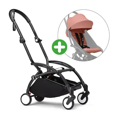 Buggys, STOKKE, Pink – Besonderheit: Set bestehend aus Gestell und Textilset