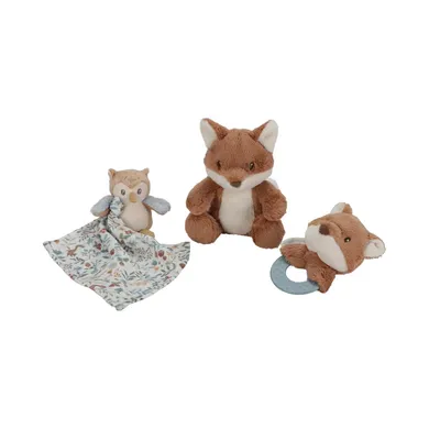 Kuscheltiere Füchse, LITTLE DUTCH, Mehrfarbig – Besonderheit: bestehend aus einem Schmusetuch, Kuscheltier und Beißring