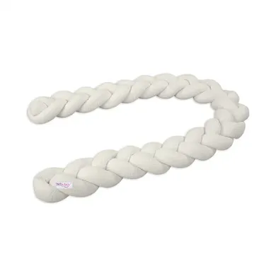 Bettschlangen geflochten, babybay, Beige – Besonderheit: Nestchen für Beistellbetten