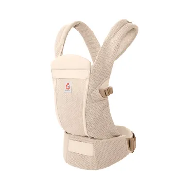 Babytragen, ERGObaby, Beige – Besonderheit: patentierter, verstellbarer Schalensitz und anpassbares Rückenpanel