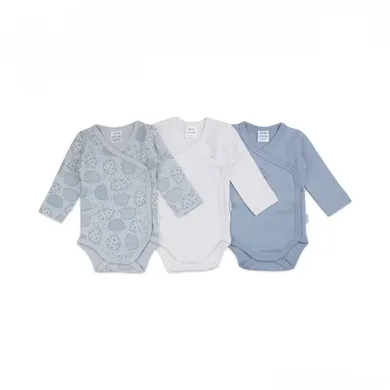 Wickelbodys, LITTLE ONE, Blau – Besonderheit: aus 100% Baumwolle