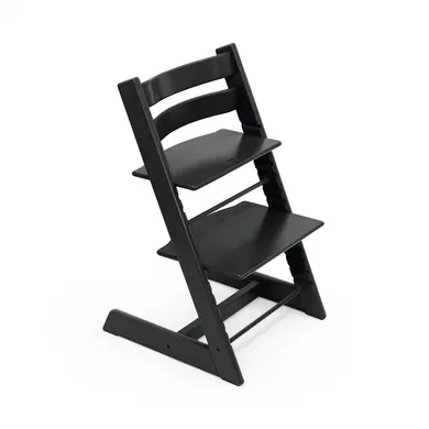 Treppenhochstühle, STOKKE, Schwarz – Besonderheit: aus europäischem Buchenholz