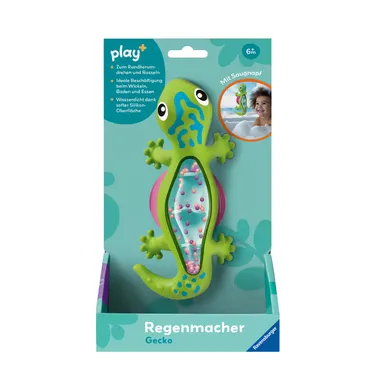 Regenmacher, Ravensburger, Grün – Besonderheit: lustiges Gecko-Design mit rasselnden Perlen