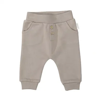 Jogginghosen, STACCATO, Braun – Besonderheit: aus 100% Bio-Baumwolle