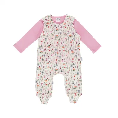 Strampler, LITTLE ONE, Pink – Besonderheit: Set bestehend aus Strampler und Langarmshirt