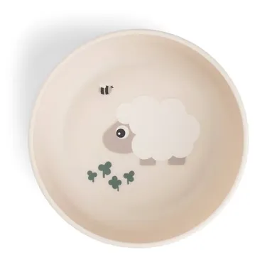 Kinderteller, done by deer, Beige – Besonderheit: rutschfester Boden
