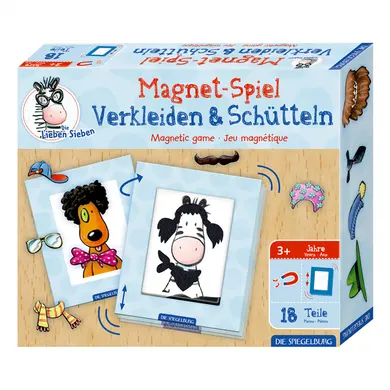 Kinderspiele, DIE SPIEGELBURG, Mehrfarbig – Besonderheit: lustiges Magnetspiel mit Die Lieben Sieben