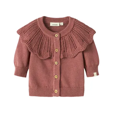 Sweat-, Fleece- & Strickjacken, Lil' Atelier, Pink – Besonderheit: aus 80% Baumwolle