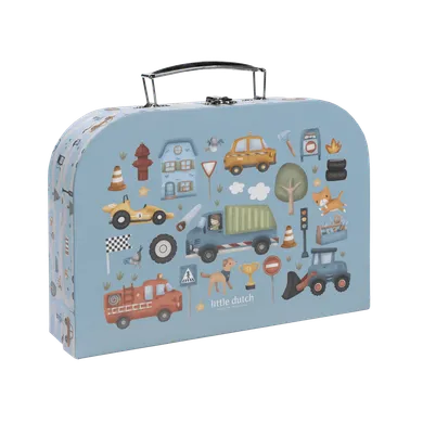 Malen & Kneten, LITTLE DUTCH, Blau – Besonderheit: mit Schablonen, Sticker, Kreiden, Stempel, Malkarten und Washi-Tape