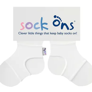 Socken & Strumpfhosen, sock ons, Weiß – Besonderheit: Sockenhalter