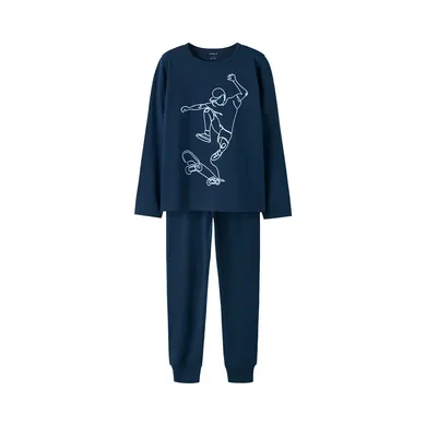 Zweiteiler, name it, Blau – Besonderheit: aus 95% Baumwolle