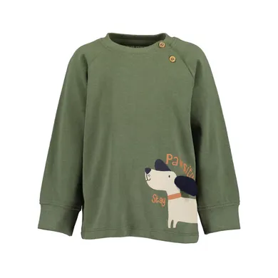 Langarmshirts, blue seven, Grün – Besonderheit: aus 100% Baumwolle