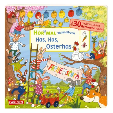 Kinderbücher, CARLSEN, Mehrfarbig – Besonderheit: 30 Sounds auf 6 Wimmelbildern