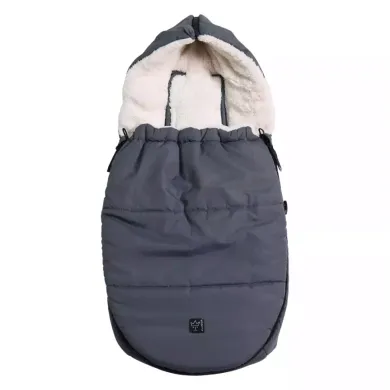 Fußsäcke, KAISER, Grau – Besonderheit: Innen mit weichem Sherpa Fleece