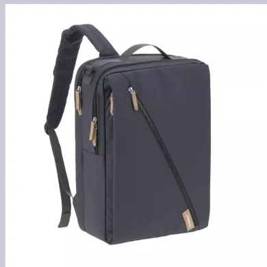Wickelrucksäcke, LÄSSIG, Blau – Besonderheit: Wickel-/Businessrucksack aus der Green Label Kollektion von LÄSSIG