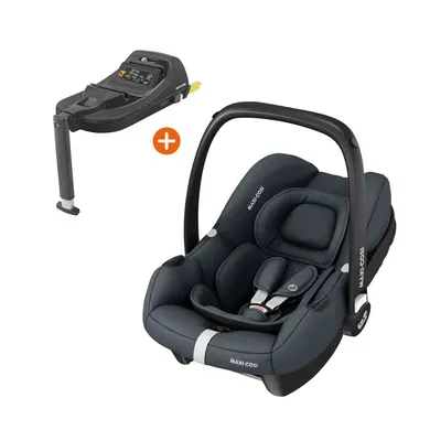 Babyschalen 0-13 kg, Gruppe 0+, MAXI-COSI, Grau – Besonderheit: Set bestehend aus Babyschale und Basisstation