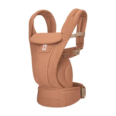 Fullbuckle Tragen, ERGObaby, Braun – Besonderheit: 4 ergonomische Tragepositionen (nach innen, nach außen, auf dem Rücken, auf der Hüfte) mit Lendenwirbelstütze zur Entlastung des Trägers