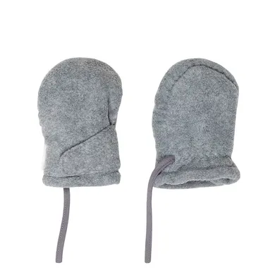 Handschuhe, MaxiMo, Grau – Besonderheit: mit Klettverschluss & Bindeband